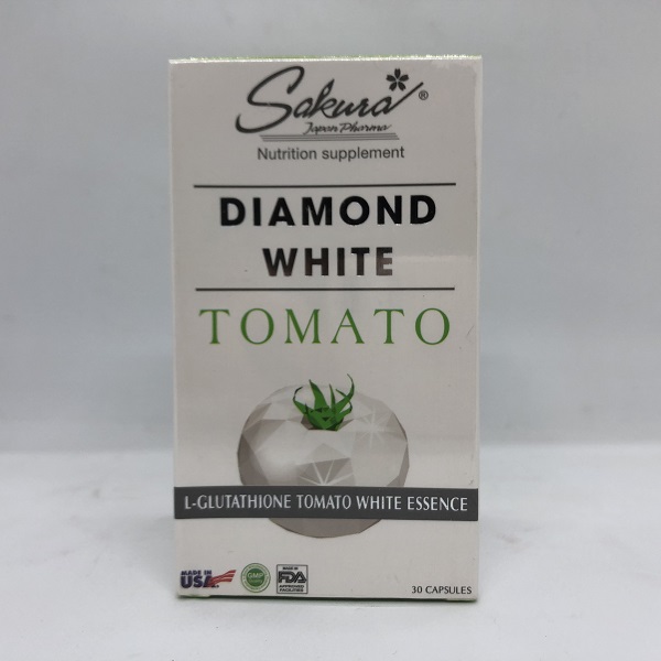 Sakura Diamond White Tomato- Viên uống trắng da chống nắng 